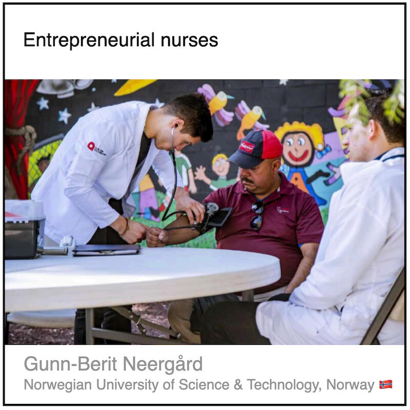 Express 2(2) Gunn-Berit Neergård Download PDF: Entrepreneurial nurses by Gunn-Berit Neergård (Norwegian University of Science & Technology, Norway).